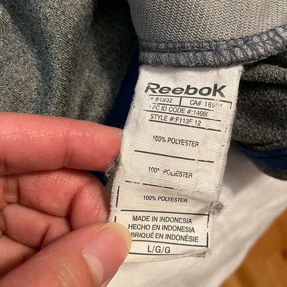 Reebok Oilers Large Sweater - Picture 2 of 5